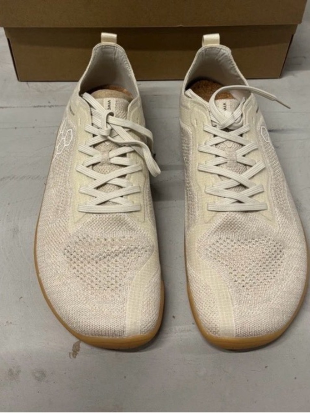 Vivobarefoot natural men’s coconut white size 42 eu